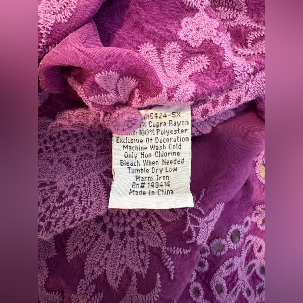 Johnny Was
FIYORI TUNIC, 1X - Picture 11 of 11